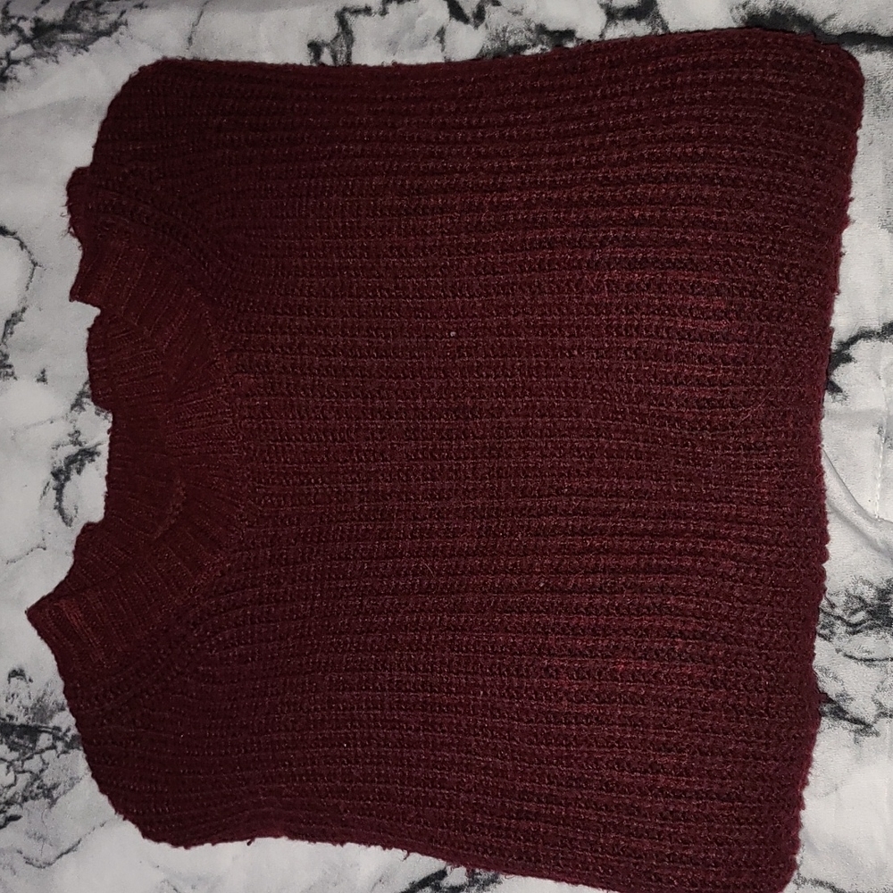 Burgundy Sweater